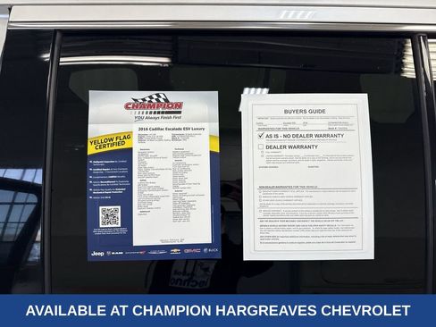 Used 2016 Cadillac Escalade ESV Luxury image 44