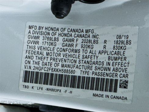 Used 2019 Honda Civic LX image 29