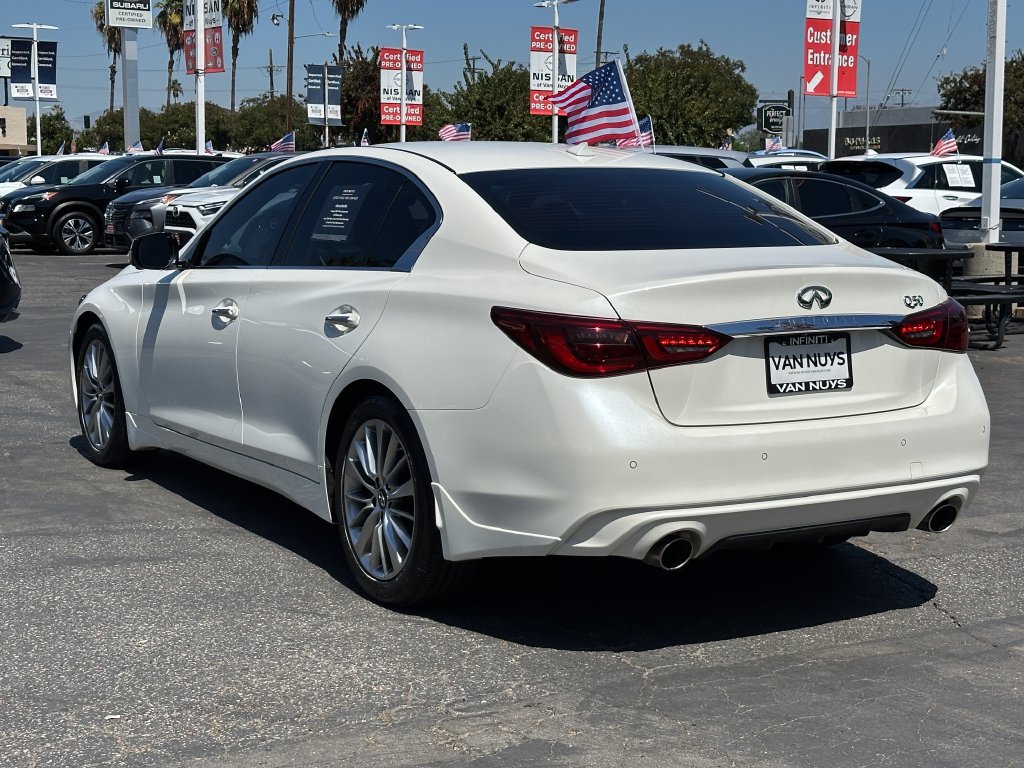 Certified 2023 INFINITI Q50 Luxe w/ Cargo Package RWD image 4