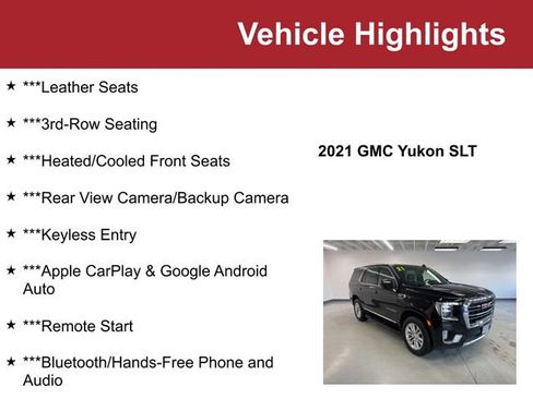 Used 2021 GMC Yukon SLT image 2