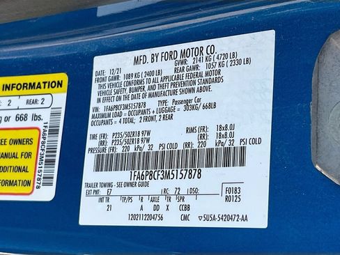Used 2021 Ford Mustang GT RWD image 30
