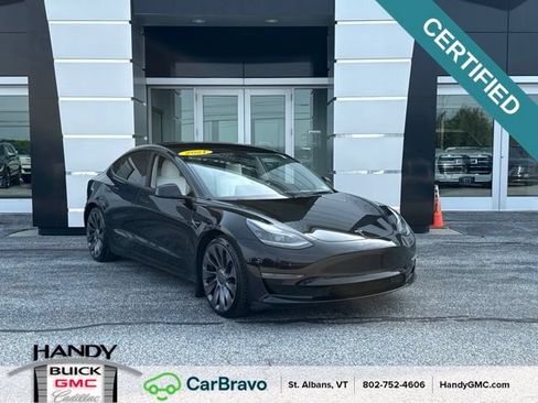 Used 2021 Tesla Model 3 Performance AWD/4WD image 1