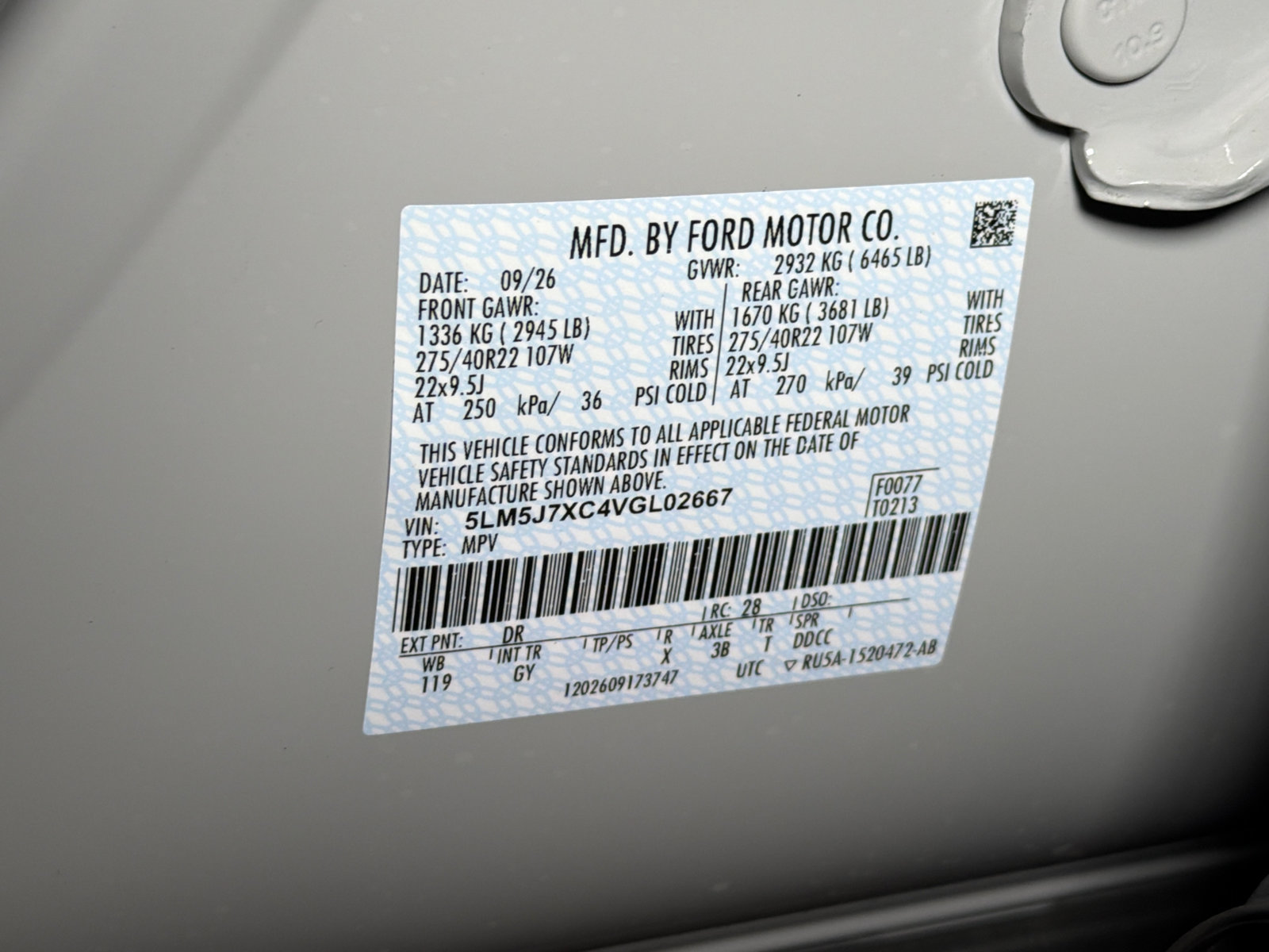 New 2027 Lincoln Aviator Reserve AWD/4WD image 17