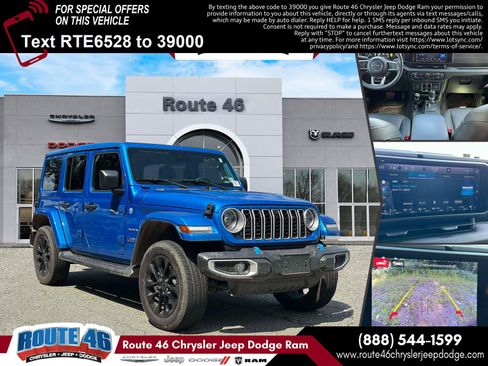 Used 2024 Jeep Wrangler Unlimited Sahara w/ Technology Group AWD/4WD image 1