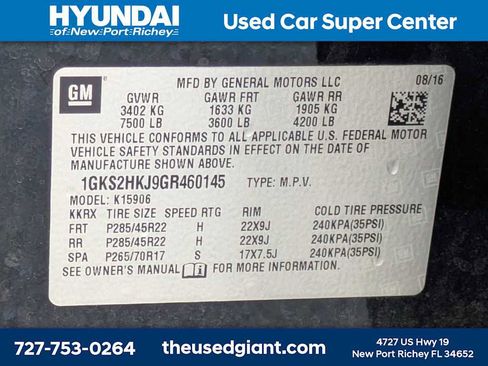 Used 2016 GMC Yukon XL Denali w/ Open Road Package image 51