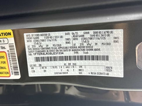 Used 2025 Ford Ranger Raptor AWD/4WD image 38