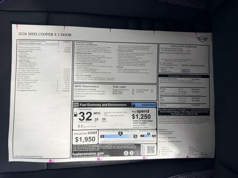 New 2026 MINI Cooper S FWD image 22