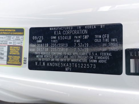 New 2026 Kia Carnival SX Prestige image 38