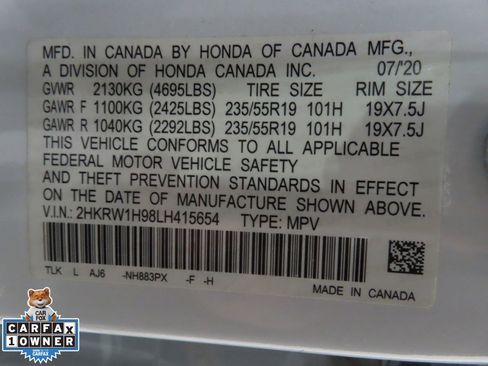 Used 2020 Honda CR-V Touring image 25