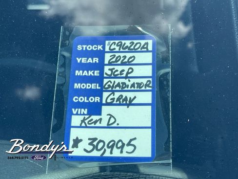 Used 2020 Jeep Gladiator Sport w/ Quick Order Package 24S AWD/4WD image 20
