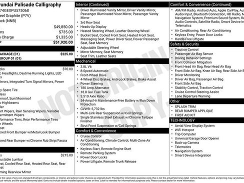 Used 2023 Hyundai Palisade Calligraphy w/ Cargo Package image 33