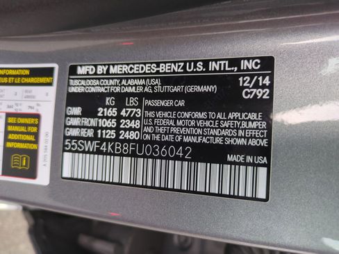 Used 2015 Mercedes-Benz C 300 4MATIC Sedan image 35