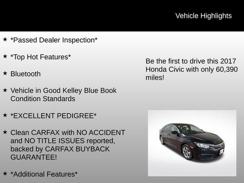 Used 2017 Honda Civic LX image 6