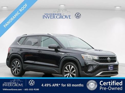 Certified 2023 Volkswagen Taos SE w/ Panoramic Sunroof Package AWD/4WD image 1