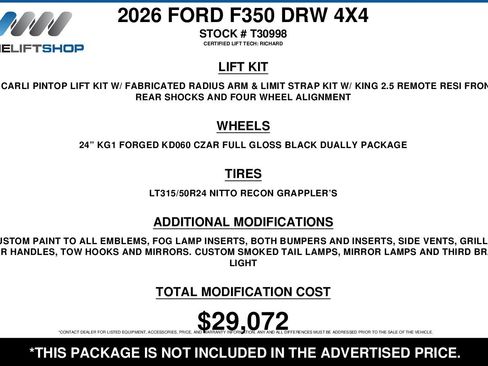 Used 2026 Ford F350 Platinum w/ Platinum Plus Package image 2