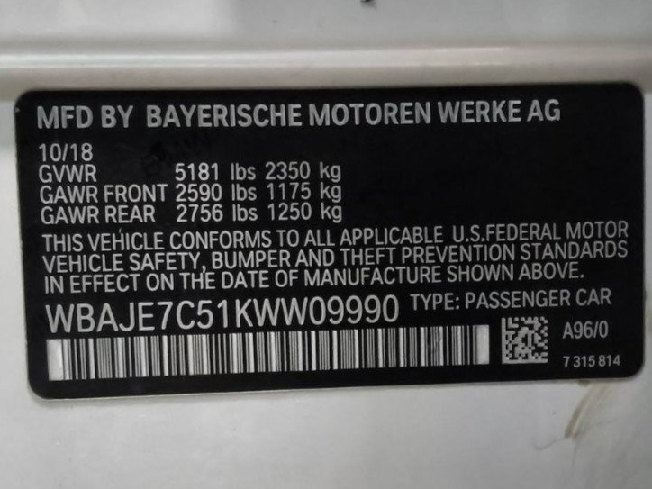 Used 2019 BMW 540i xDrive AWD/4WD image 11