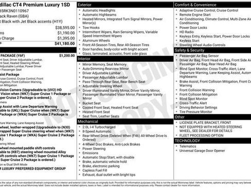 Used 2022 Cadillac CT4 Premium Luxury w/ Climate Package image 32