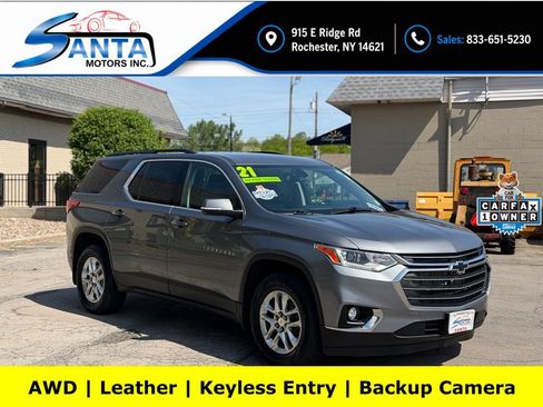Used 2021 Chevrolet Traverse LT AWD/4WD image 3