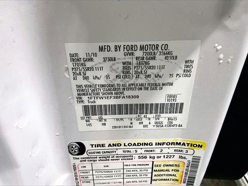 Used 2011 Ford F150 Lariat w/ Lariat Chrome Pkg image 19