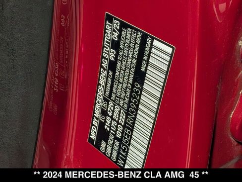 Certified 2024 Mercedes-Benz CLA 45 AMG 4MATIC image 32
