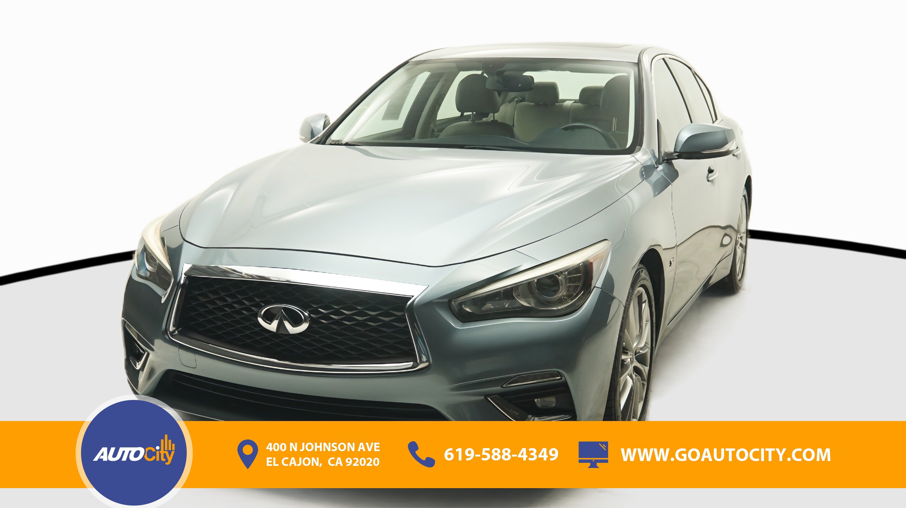 Used 2018 INFINITI Q50 Luxe w/ Cargo Package (L95) RWD image 1