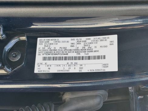 Used 2019 Ford F150 Platinum w/ Equipment Group 701A Luxury AWD/4WD image 43