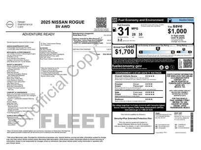 Used 2025 Nissan Rogue SV