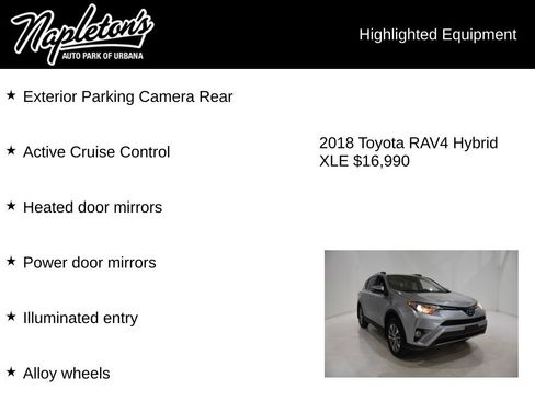 Used 2018 Toyota RAV4 XLE image 16