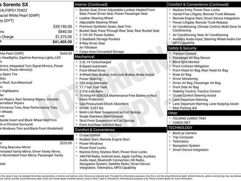 Used 2023 Kia Sorento SX image 12