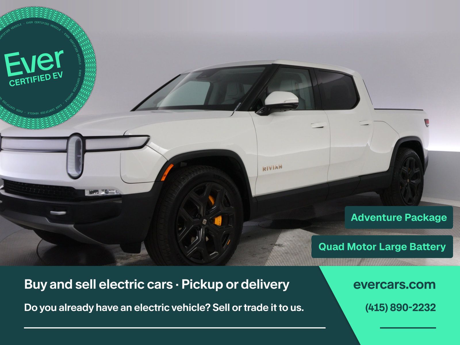 Used 2022 Rivian R1T Adventure AWD/4WD image 1