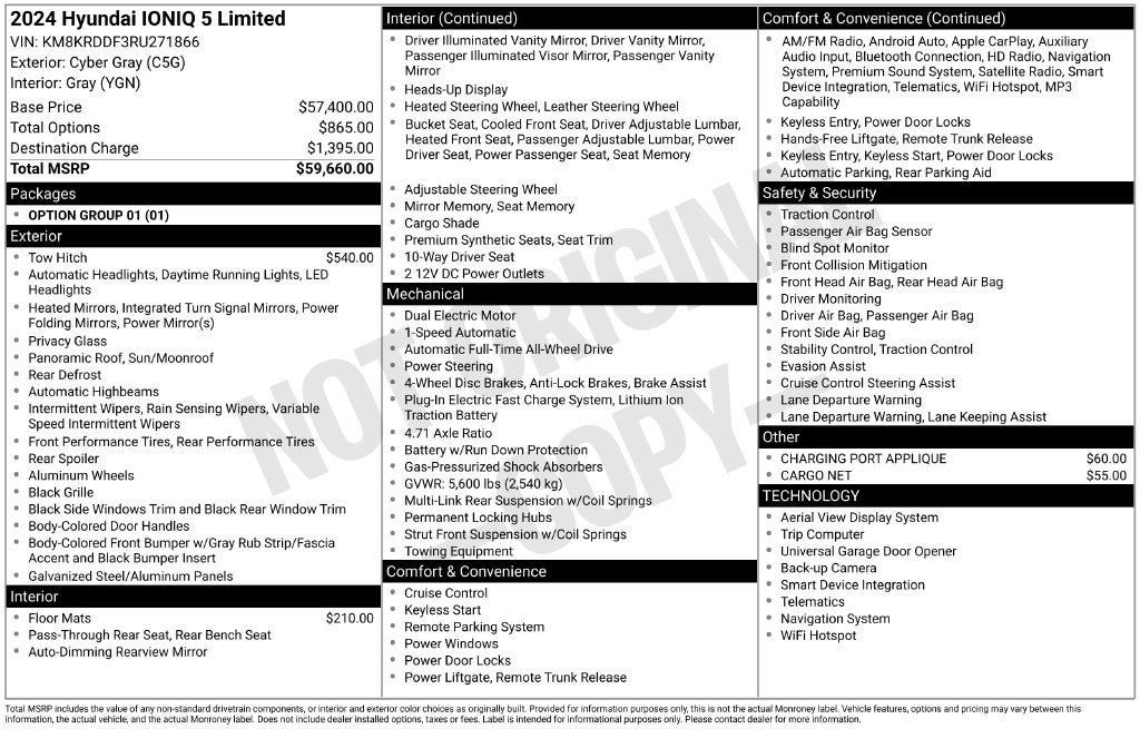 Used 2024 Hyundai Ioniq 5 Limited AWD/4WD image 3