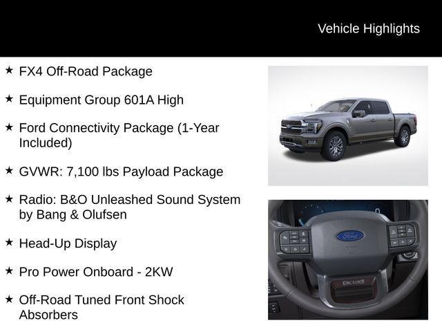 New 2026 Ford F150 King Ranch w/ Equipment Group 601A High AWD/4WD image 7