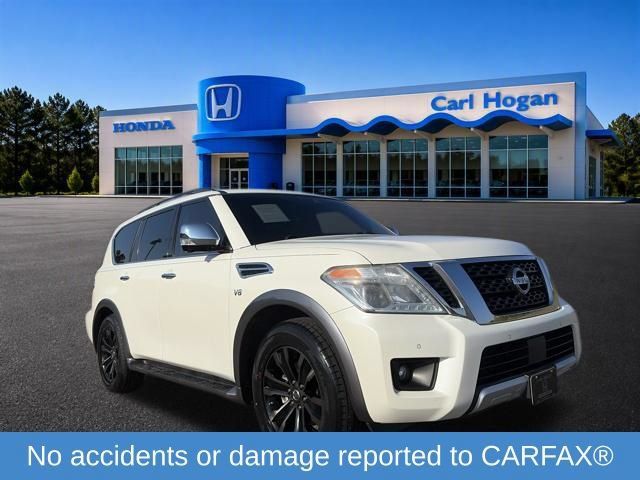Used 2018 Nissan Armada Platinum w/ Interior Lighting Package RWD image 2
