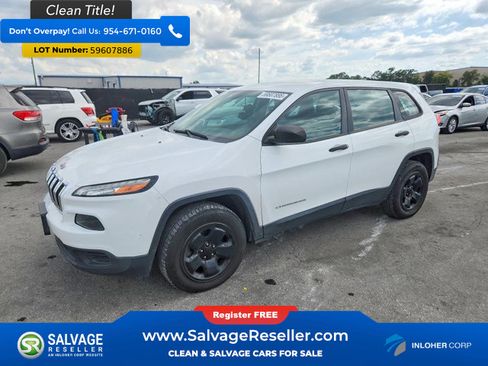 Used 2016 Jeep Cherokee Sport w/ Cold Weather Group AWD/4WD image 1