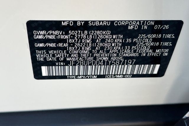 New 2026 Subaru Outback Limited AWD/4WD image 24
