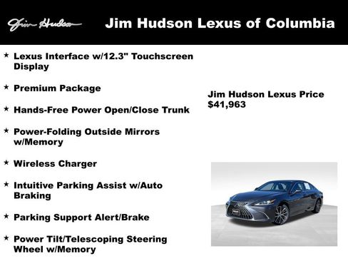 Certified 2023 Lexus ES 350 w/ Premium Package image 3