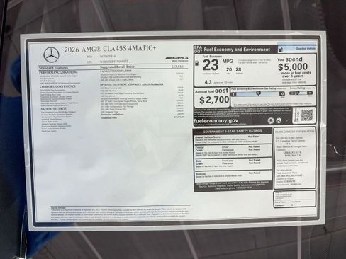 New 2026 Mercedes-Benz CLA 45 AMG S 4MATIC image 31
