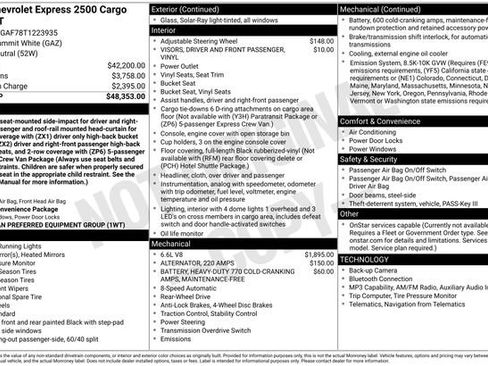 New 2026 Chevrolet Express 2500 RWD image 2