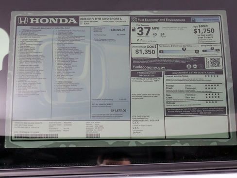 New 2026 Honda CR-V Sport-L image 51