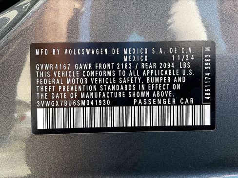 Certified 2025 Volkswagen Jetta SEL FWD image 33