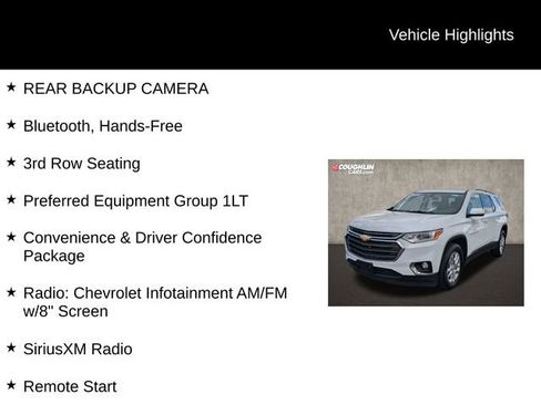 Used 2019 Chevrolet Traverse LT FWD image 2