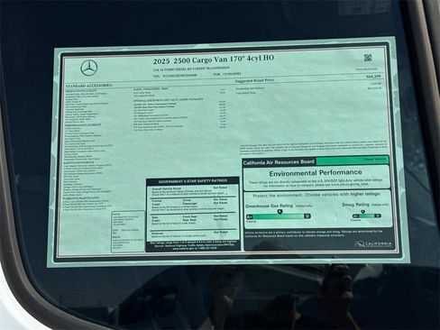 New 2025 Mercedes-Benz Sprinter 2500 image 8
