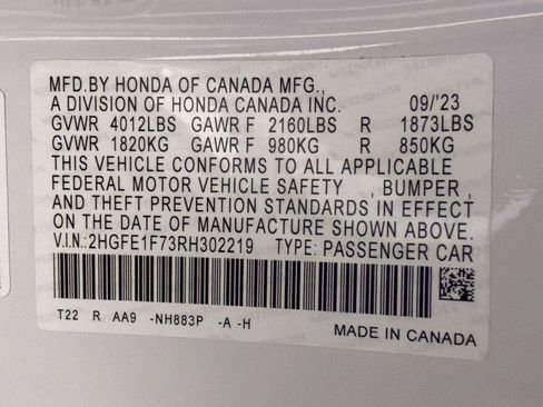 Used 2024 Honda Civic EX image 22