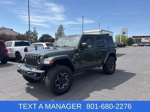 Used 2023 Jeep Wrangler Unlimited Rubicon 4xe w/ Steel Bumper Group AWD/4WD image 5
