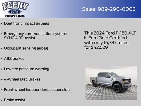 Certified 2024 Ford F150 XLT w/ Bed Utility Package image 26
