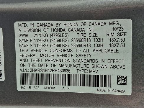 Certified 2024 Honda CR-V EX image 28