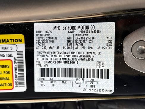 Used 2022 Ford Bronco Sport Big Bend w/ Convenience Package AWD/4WD image 31