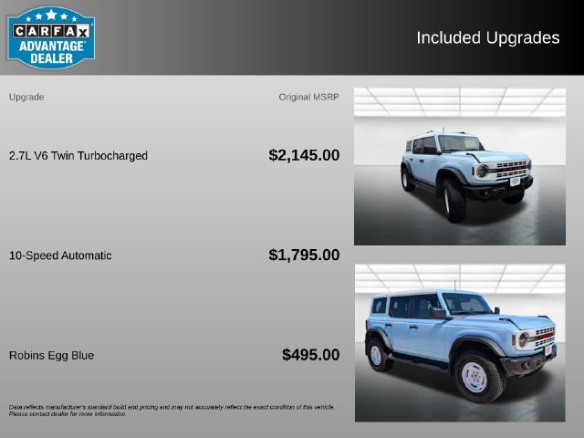 Used 2025 Ford Bronco Heritage Edition AWD/4WD image 3