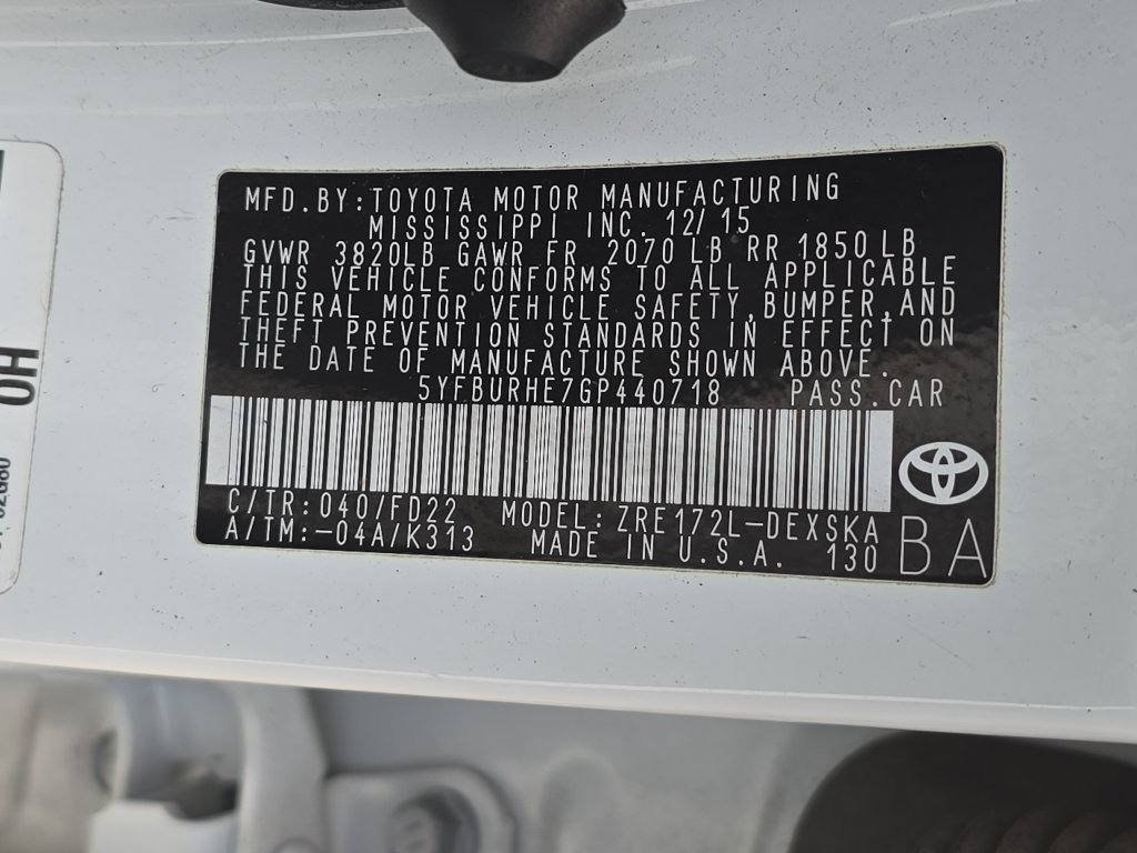 Used 2016 Toyota Corolla S FWD image 36