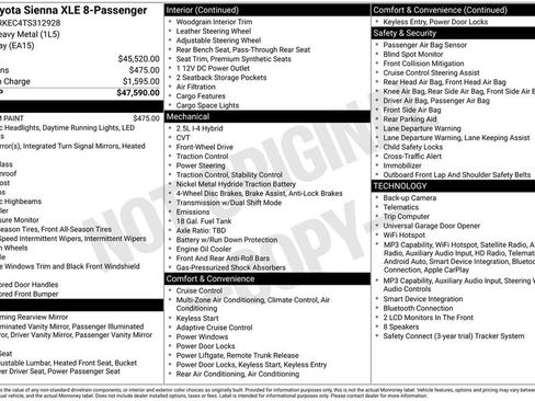 Used 2026 Toyota Sienna XLE FWD image 33